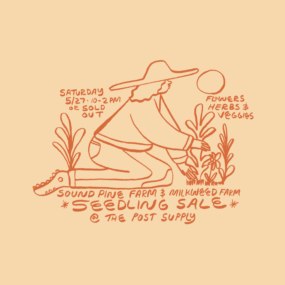 Seedling Sale from  Sound Pine Farm  x  Milkweed Farm