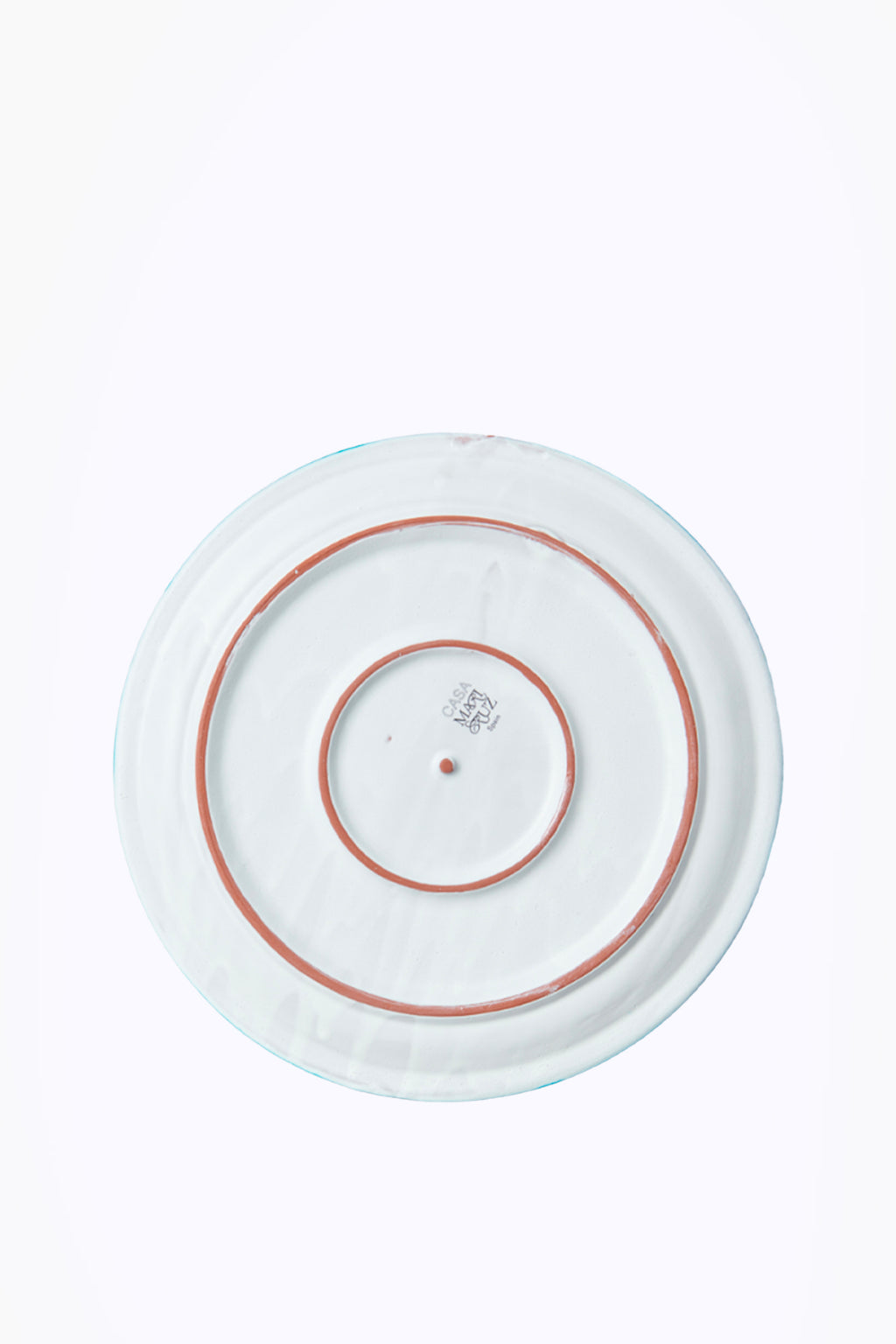 The Candy Cane Dinner Plate | Blue
