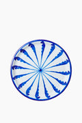 The Candy Cane Dinner Plate | Blue
