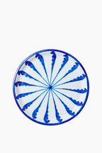 The Candy Cane Dinner Plate | Blue