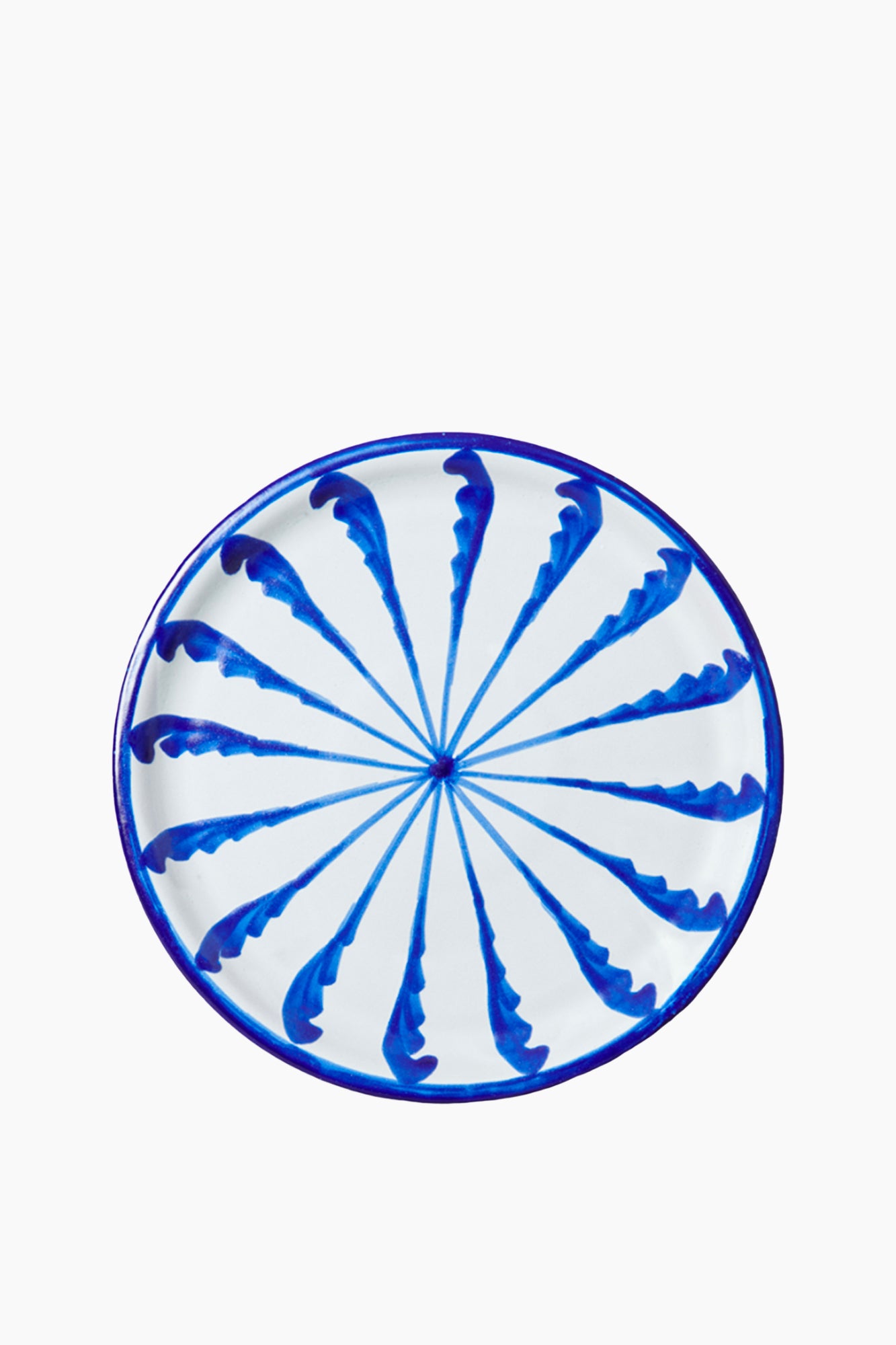 The Candy Cane Dinner Plate | Blue