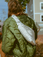 Large Handknitted Bag in Milk