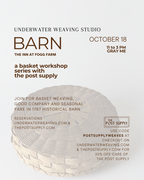 Underwater Weaving x The Post Supply Workshop Series