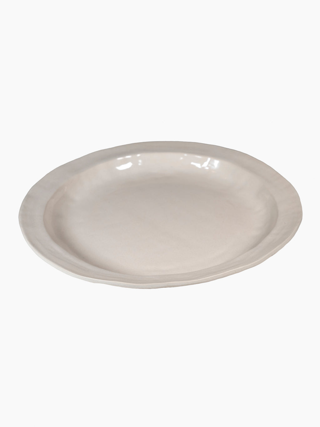White Round Platters