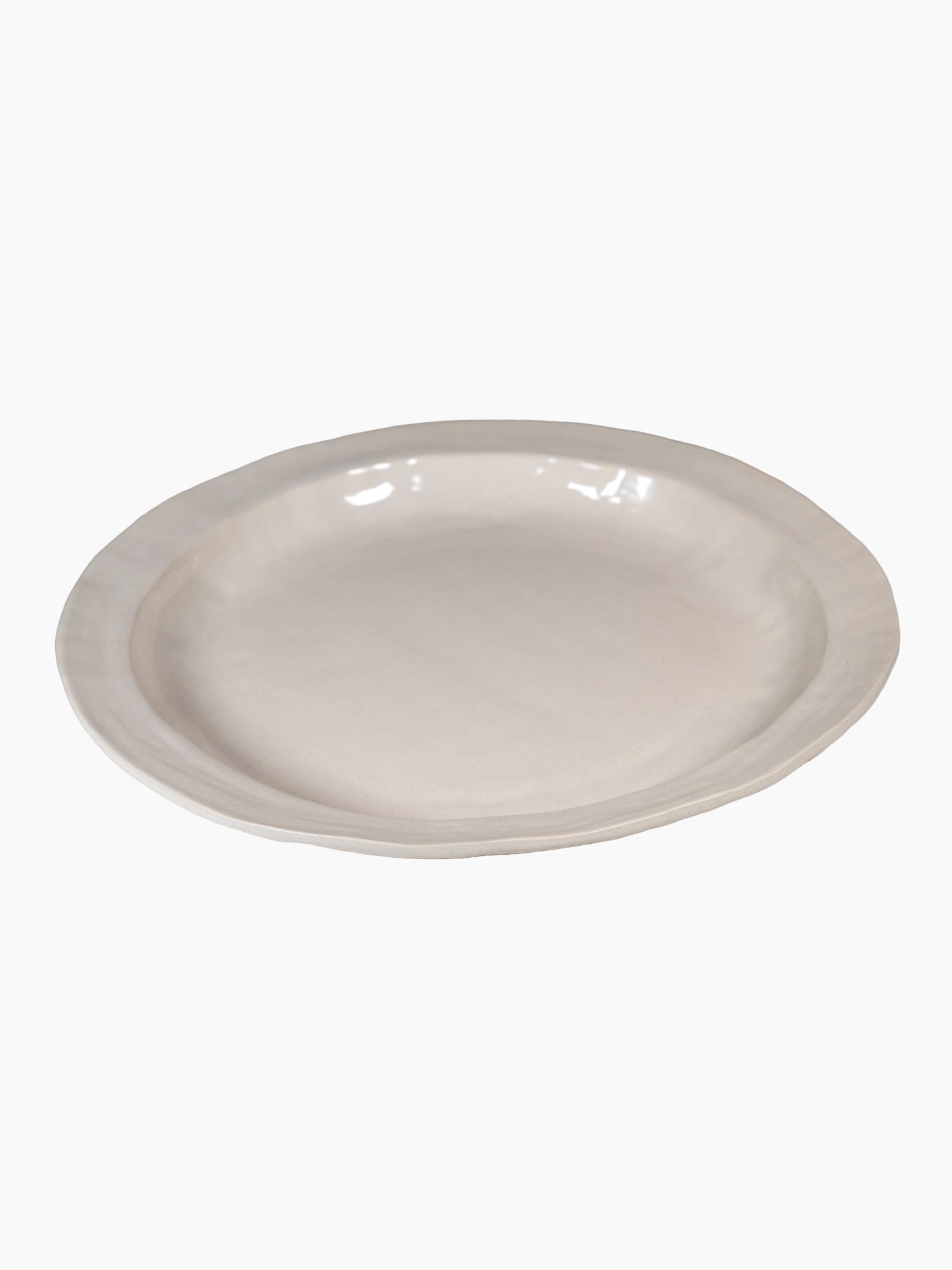 White Round Platters