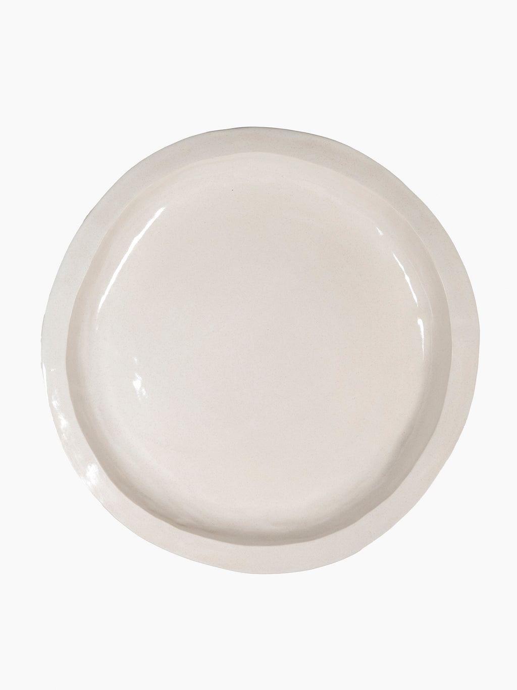 White Round Platters