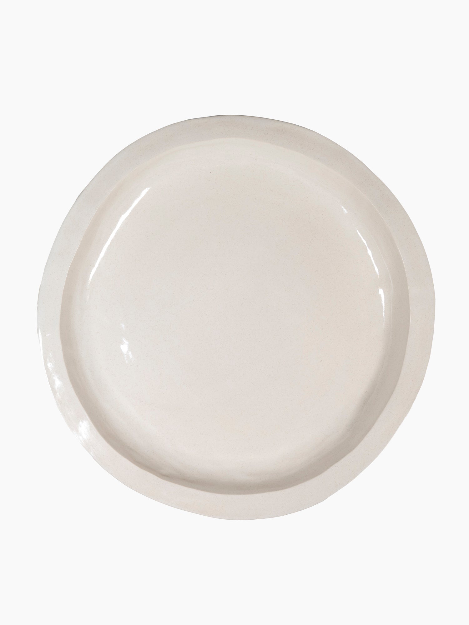 White Round Platters