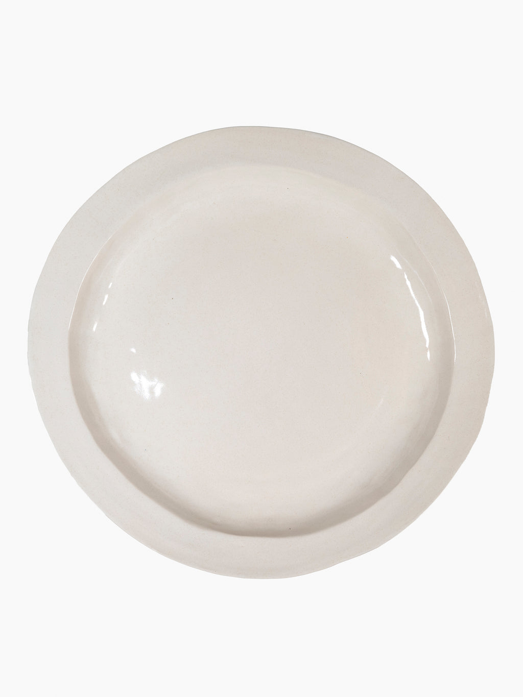 White Round Platters