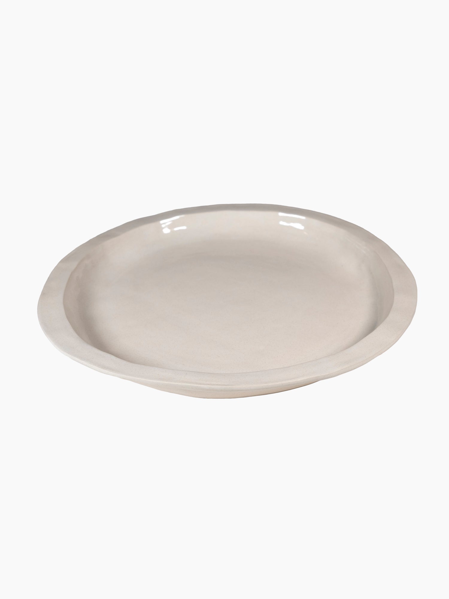 White Round Platters