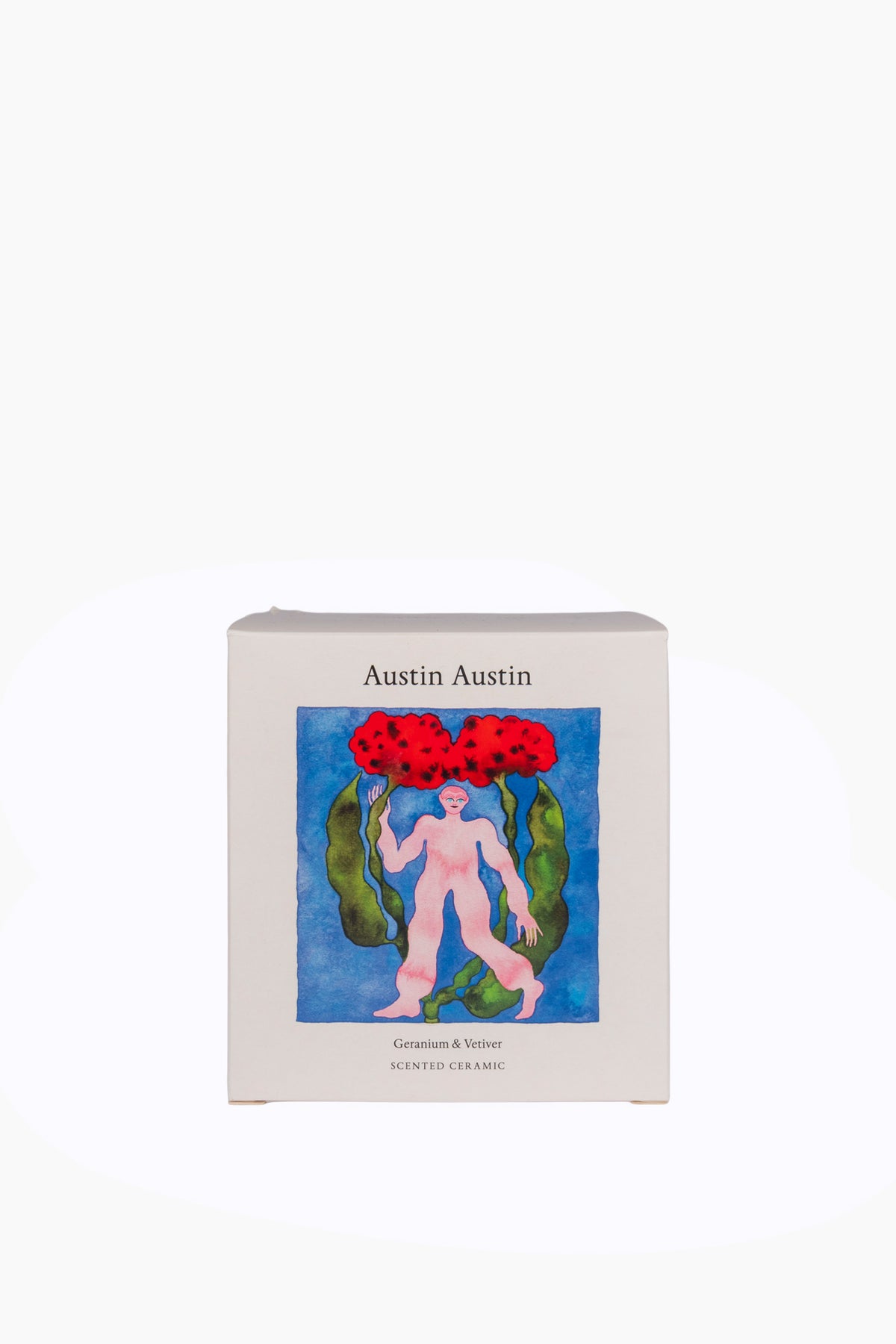 Geranium & Vetiver Ceramic Sculpture