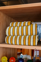 Organic Cotton Ochre Helena Towels