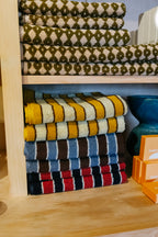 Organic Cotton Ochre Helena Towels