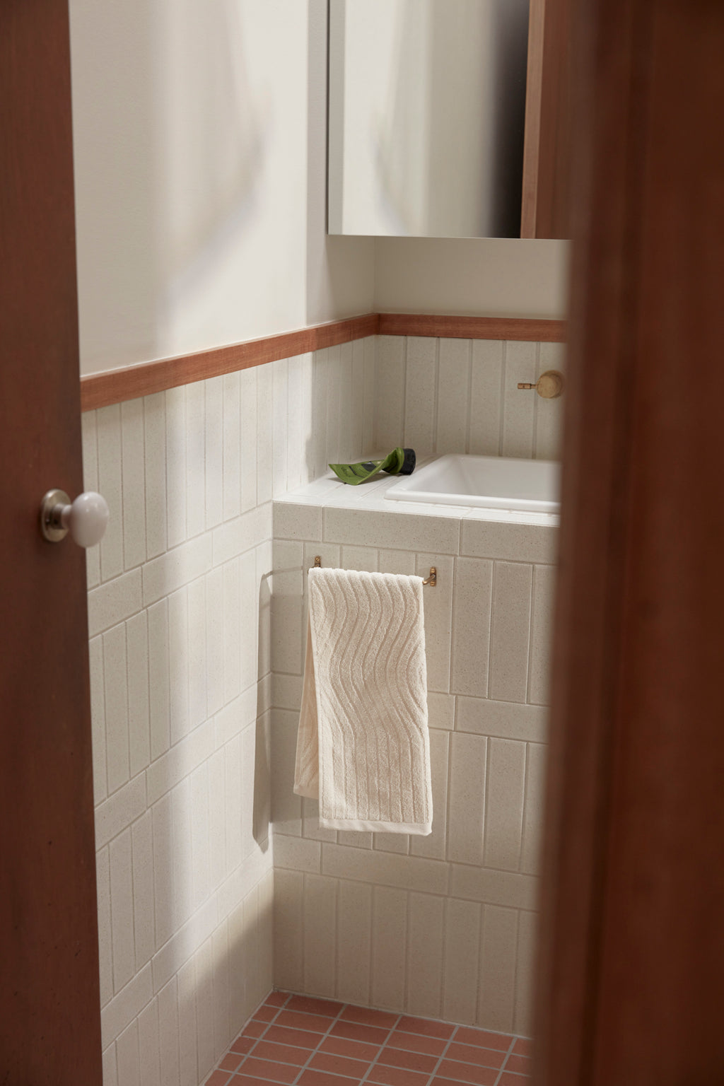 Organic Cotton Wiggle Towels | Ivory