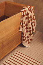 Organic Cotton Lake House Stripe Towels | Fuyu & Chalk