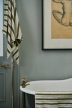 Organic Cotton Lake House Stripe Towels | Caper & Chalk