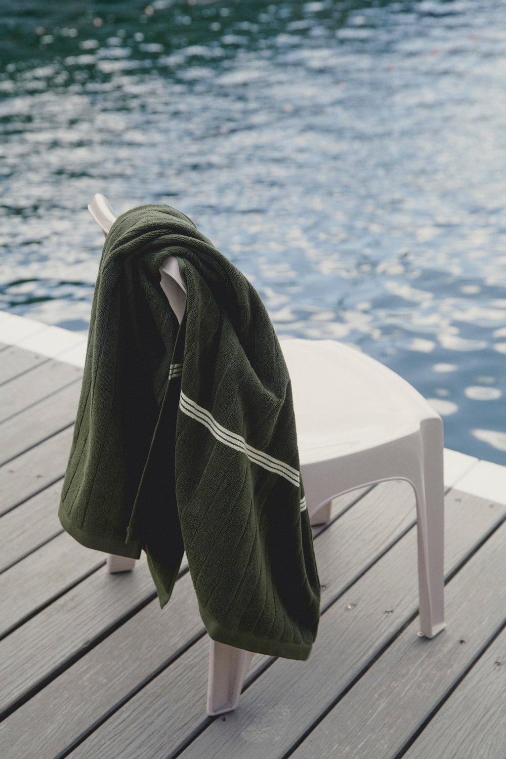Organic Cotton Underwood Towels | Moss
