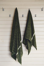 Organic Cotton Underwood Towels | Moss