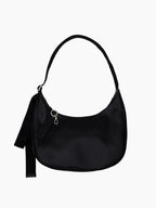 Medium Recycled Leather Crescent Bag | 2 Colors