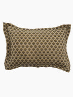 Bailey Hand Block Printed Linen Pillow | Coco