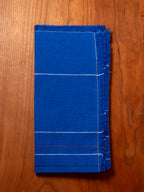 Chroma Fringed Napkin | Cobalt Blue