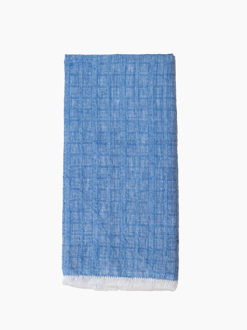 Galia Fringed Napkin - Zaffiro Blue