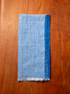 Galia Fringed Napkin - Zaffiro Blue