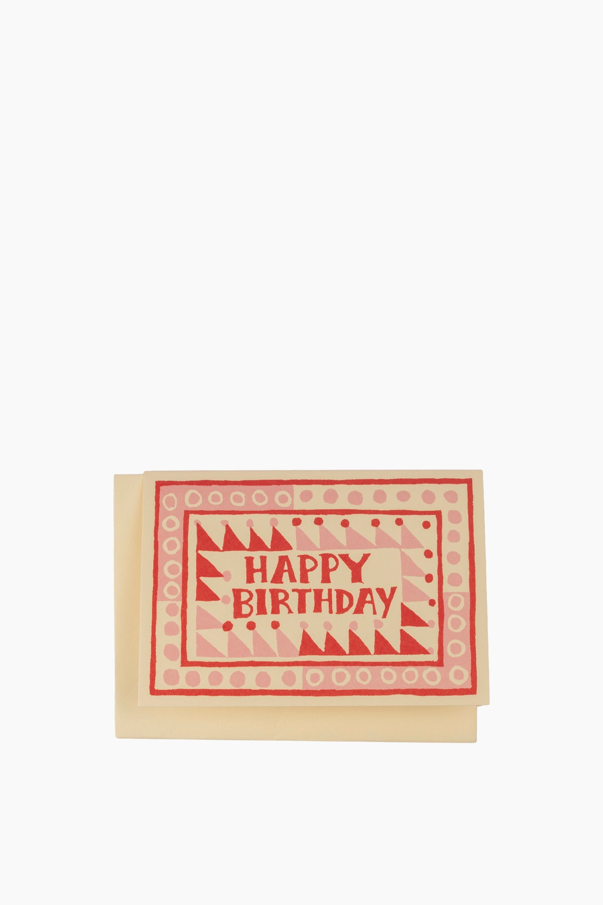 Happy Birthday Triangle Card