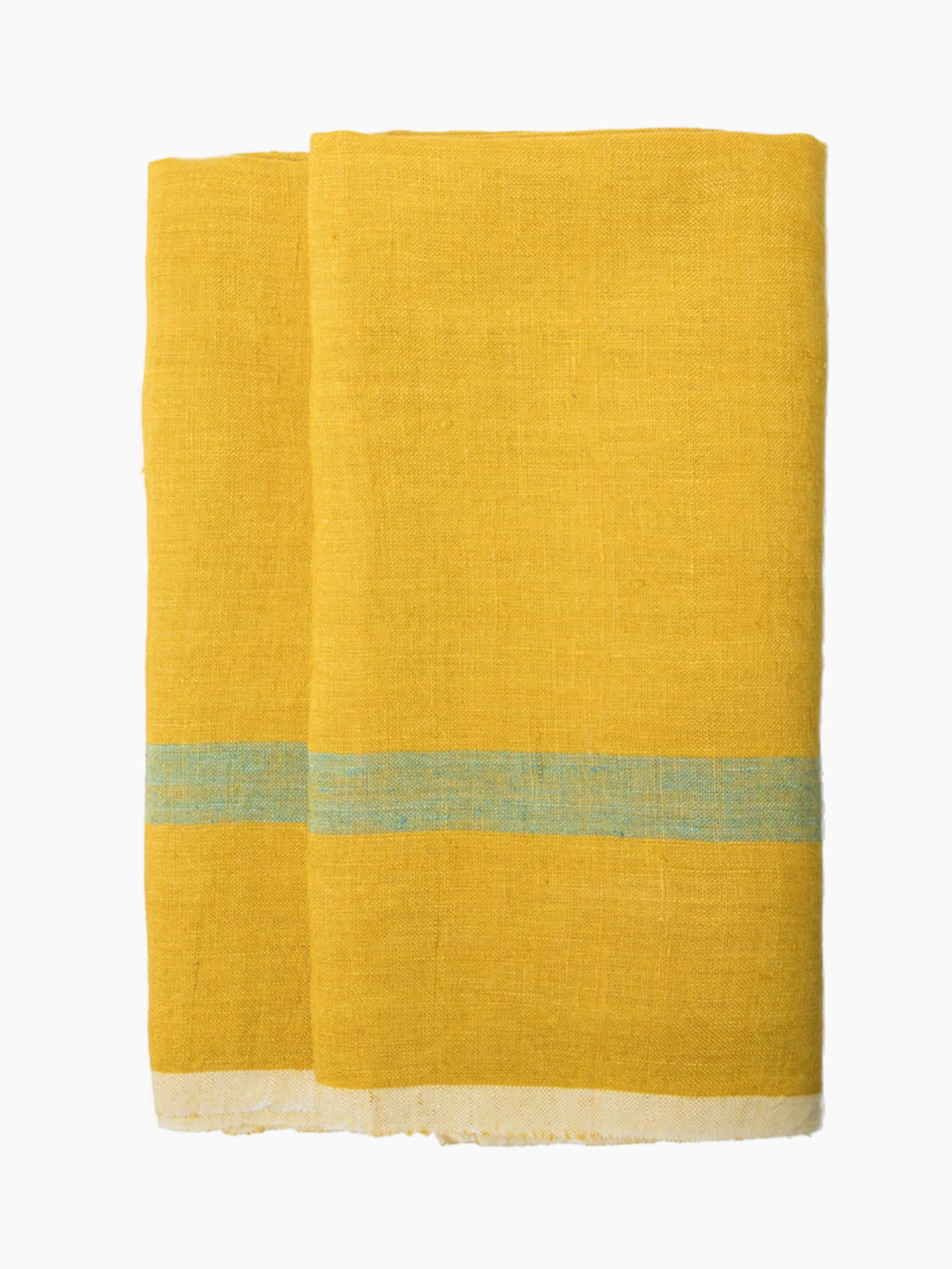 Laundered Linen Kitchen Towels | Set of Two