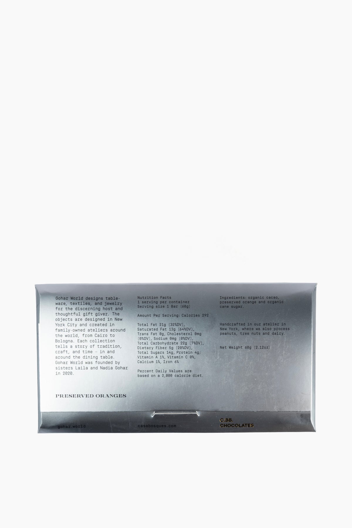 Preserved Oranges Dark Chocolate X Gohar World