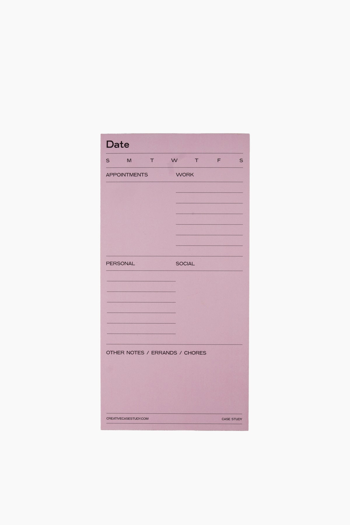 Daily Task Notepad Planner