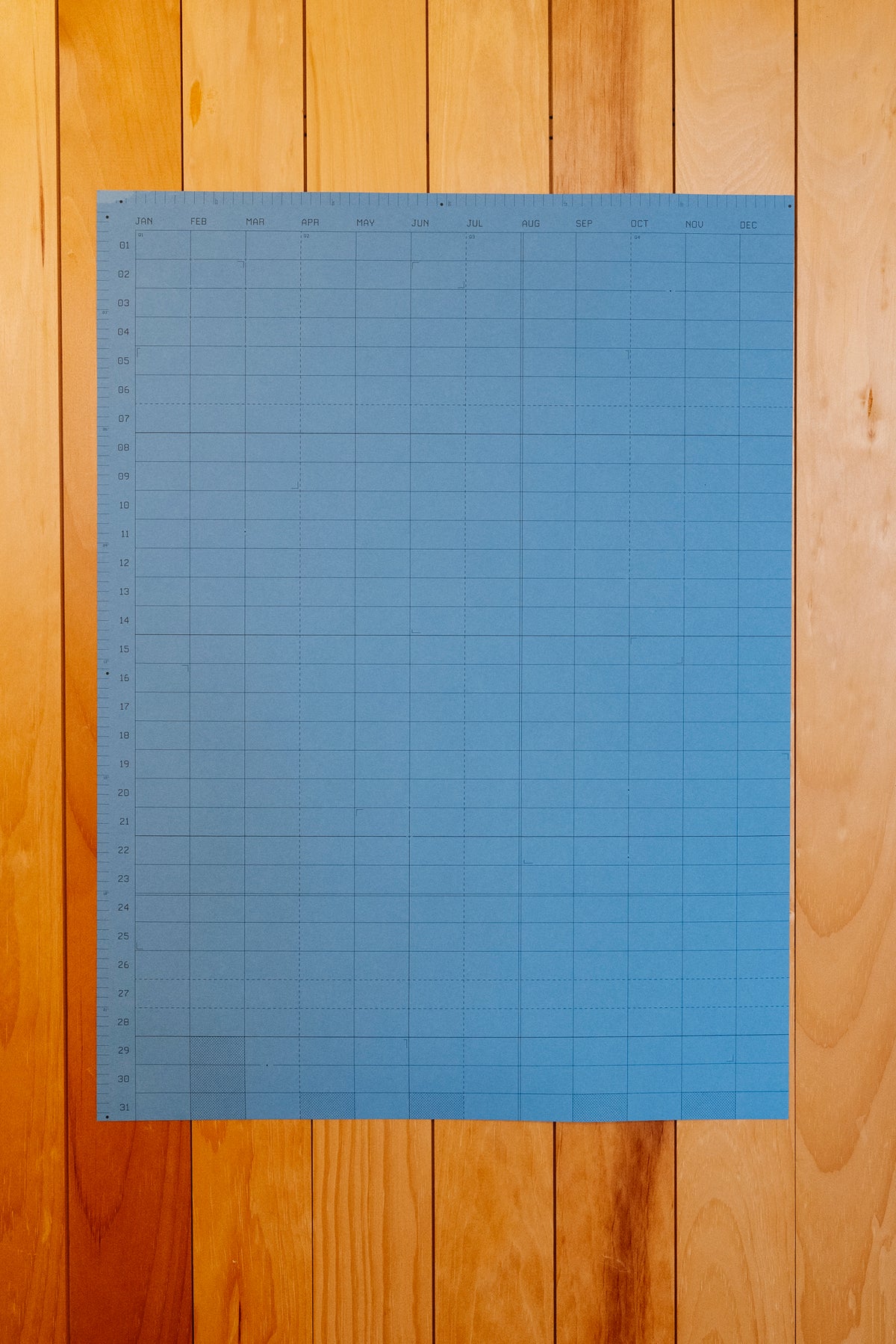 Open Dated 365 Day Wall Calendar