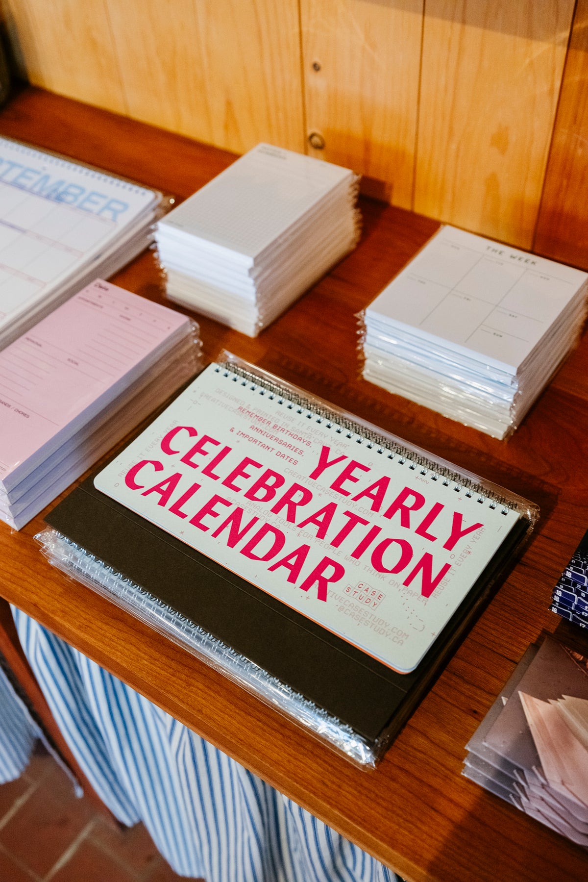 Yearly Perpetual Celebration Desk Calendar