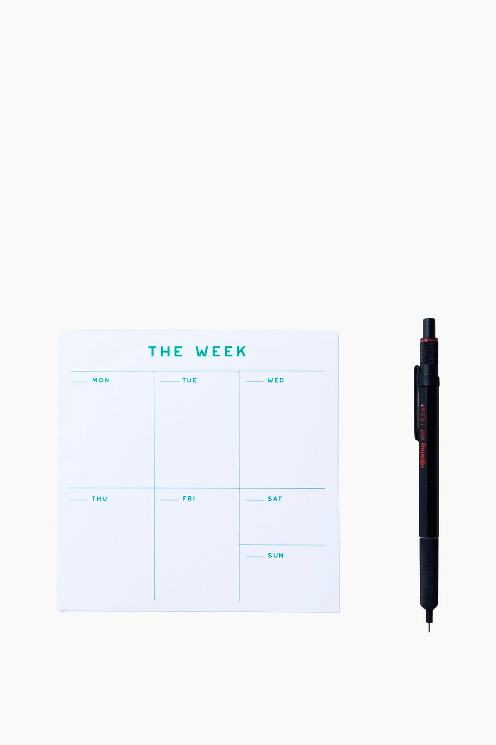 Weekly Desk Planner