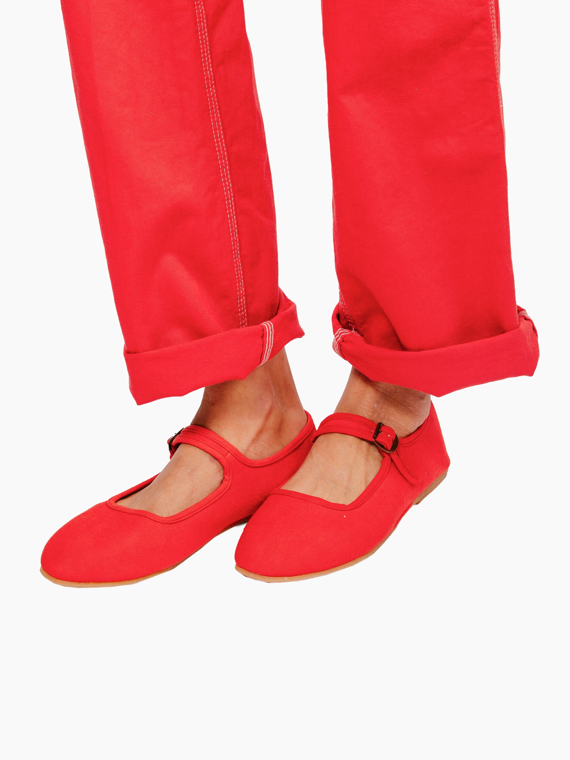 Red Classic Mary Janes