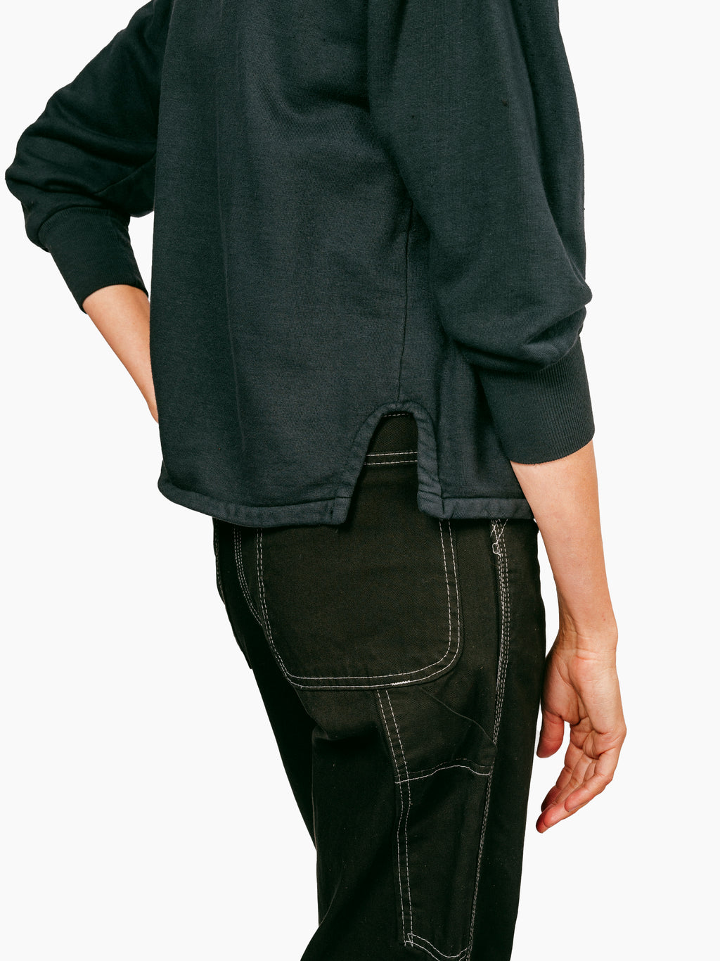 Vintage French Sweatshirt | Black