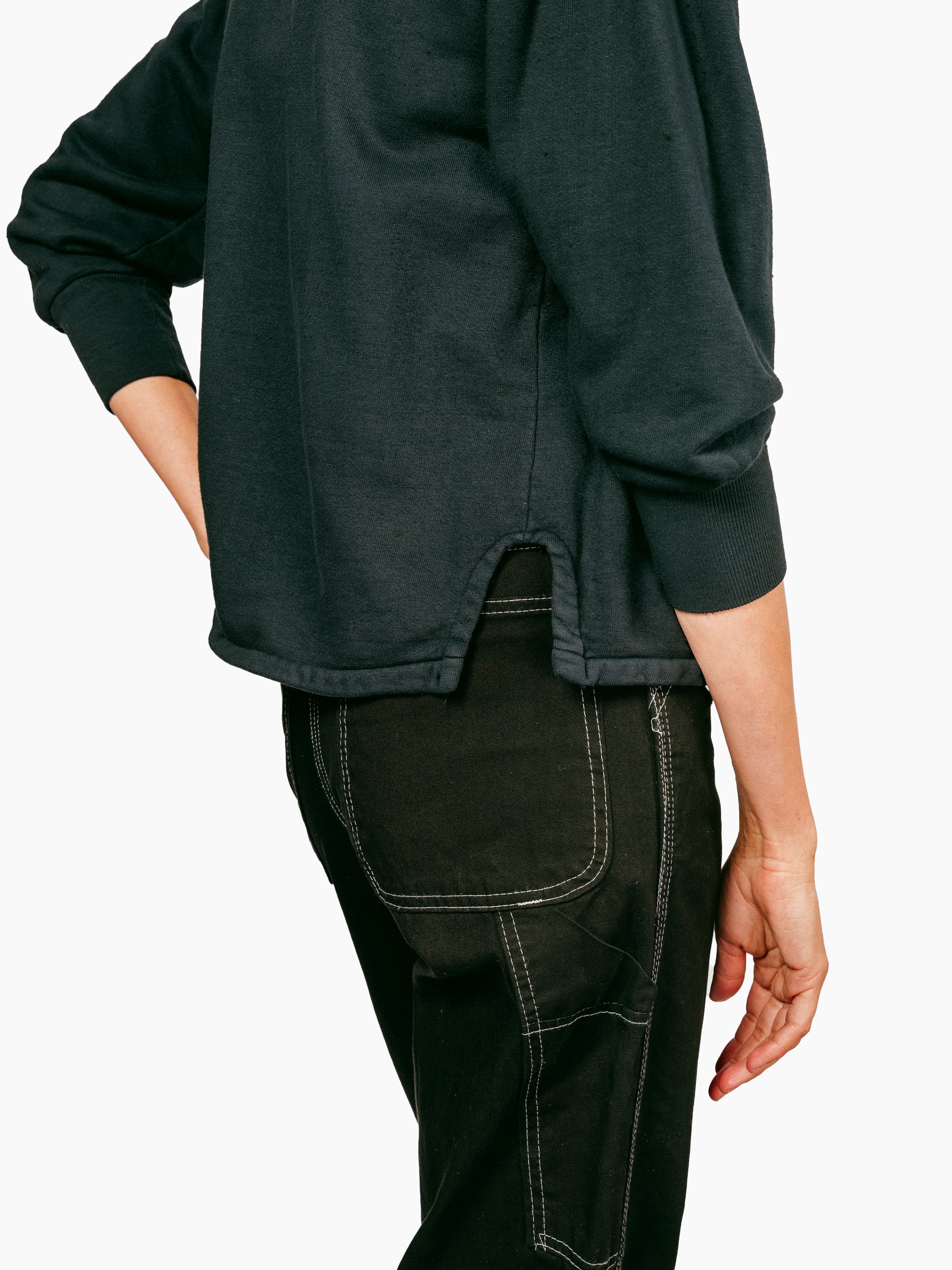 Vintage French Sweatshirt | Black