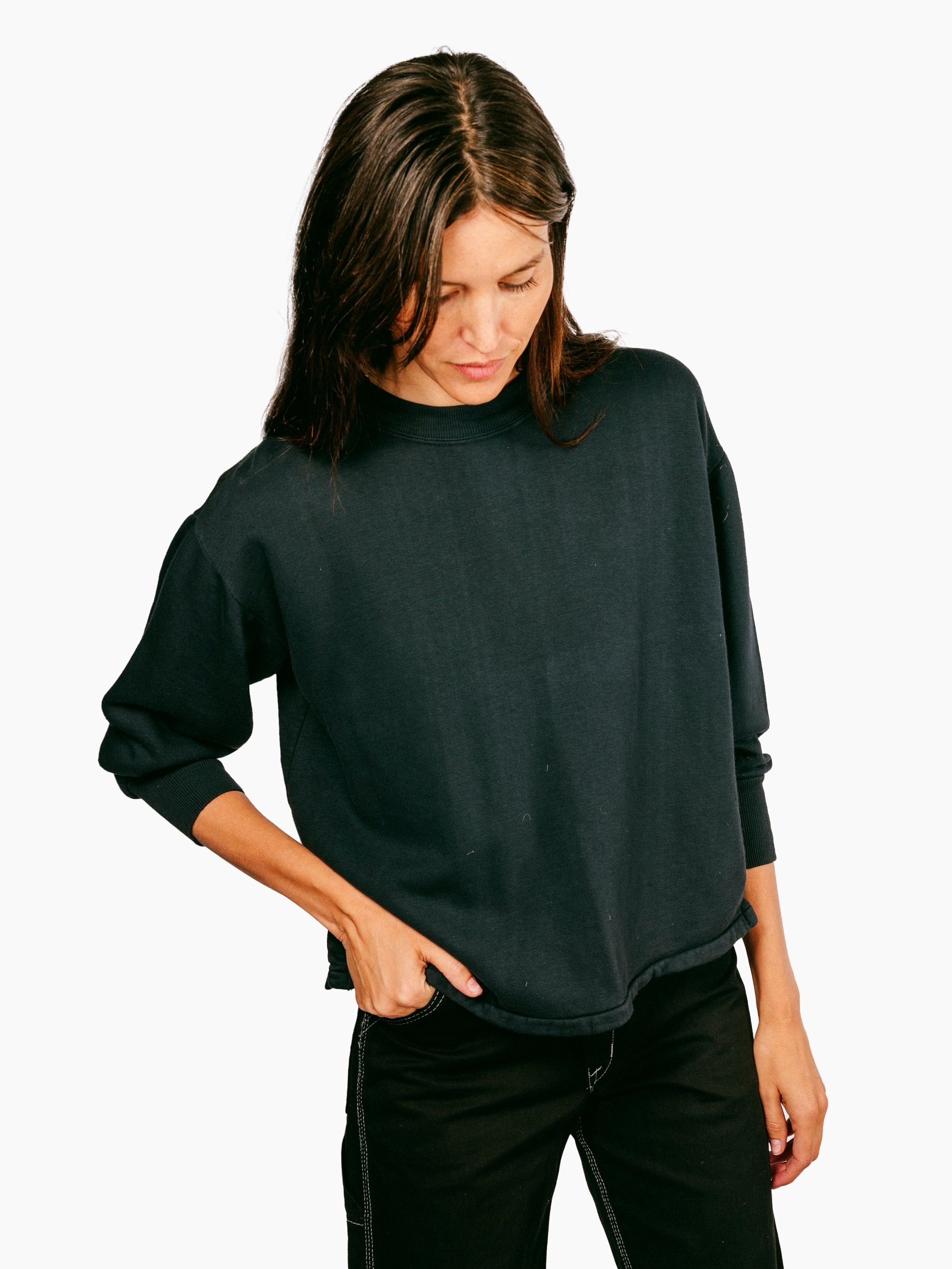 Vintage French Sweatshirt | Black