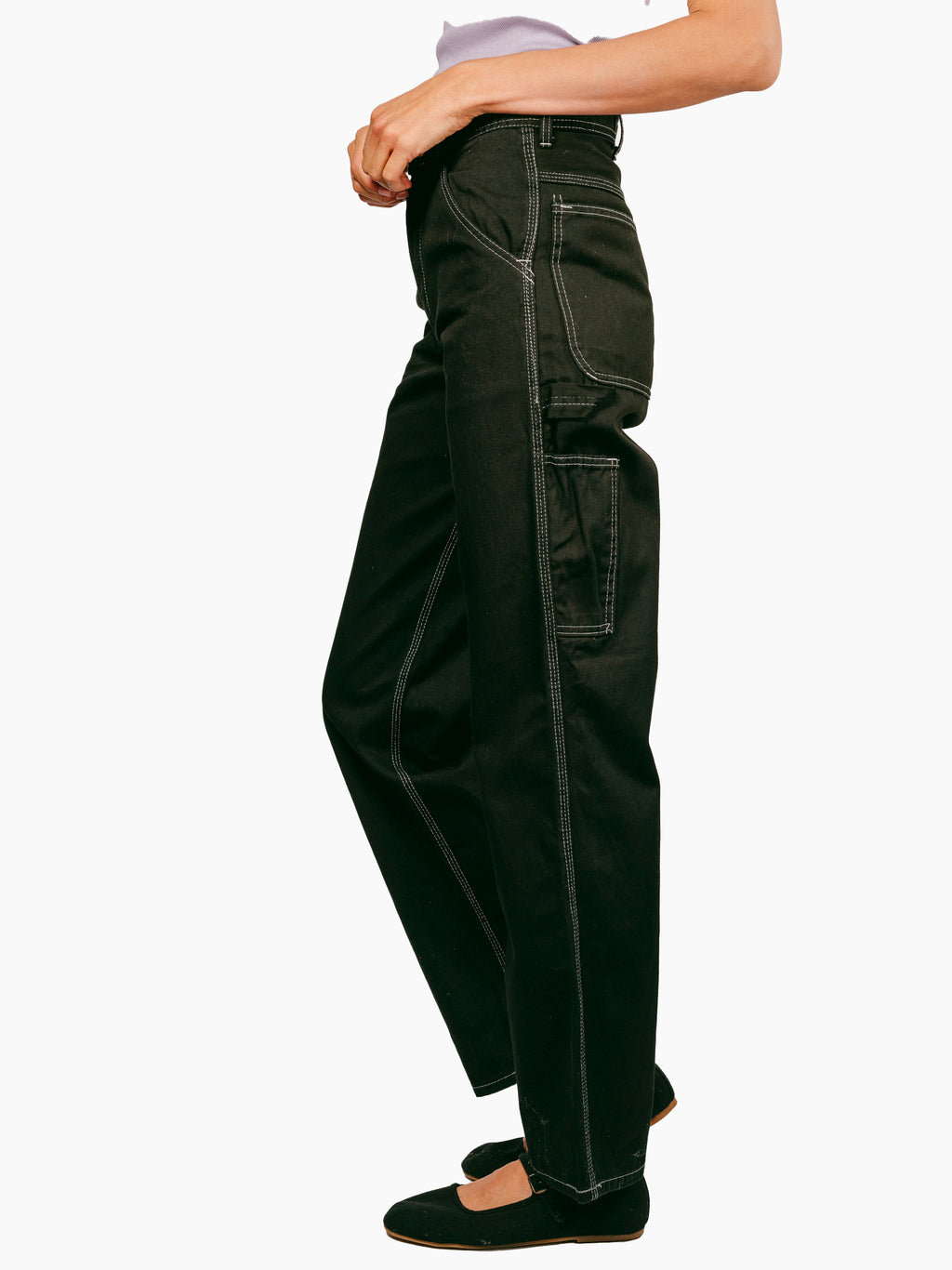 Vintage Carpenter Pants | Black