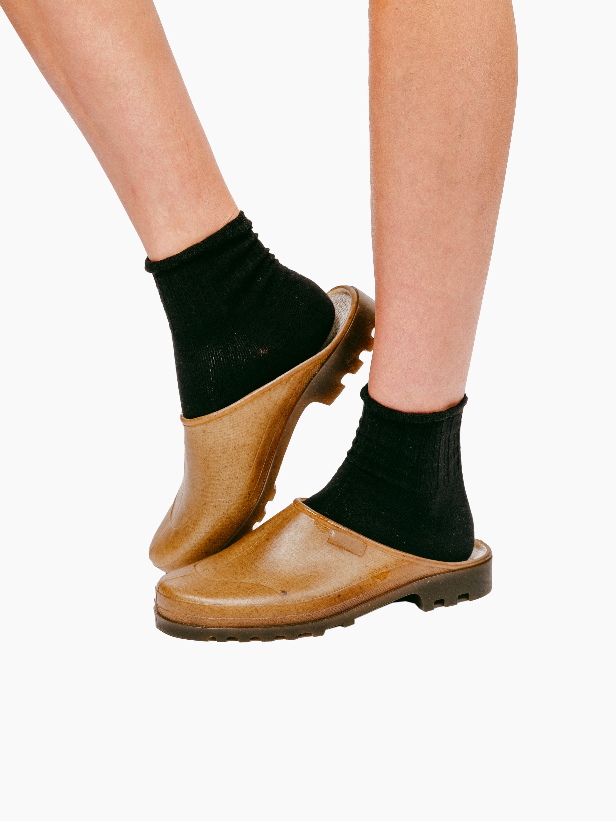 French Recycled Hemp Mules in Sepia