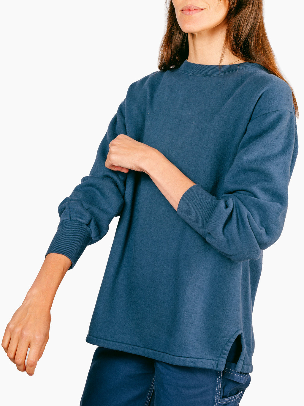 Vintage French Sweatshirt | Workwear Blue