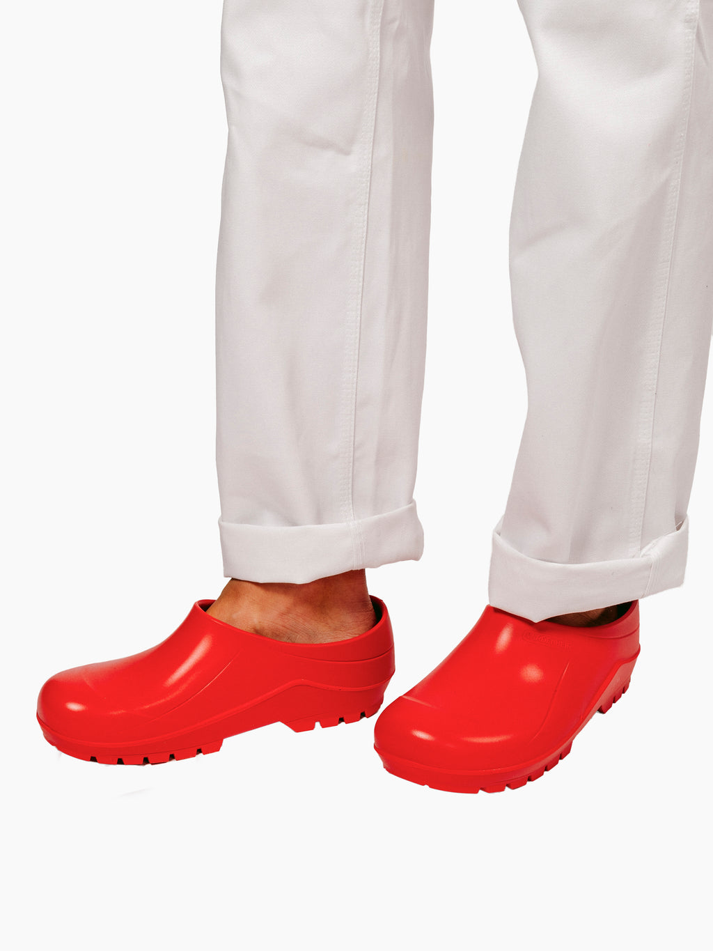 Italian Red Garden Clogs