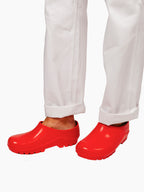 Italian Red Garden Clogs