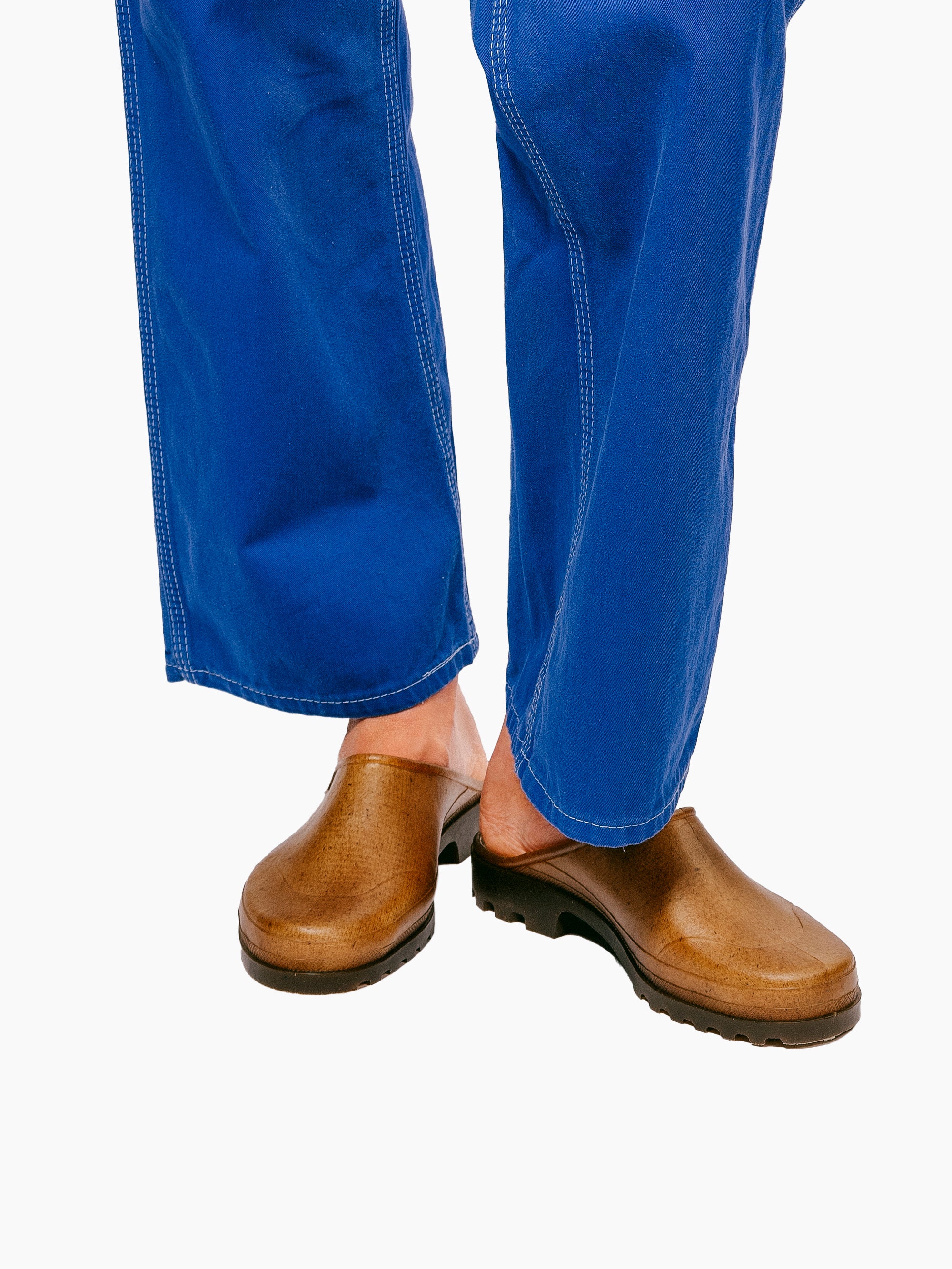 French Recycled Hemp Mules in Sepia