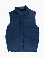 Down Italian Vest | Navy