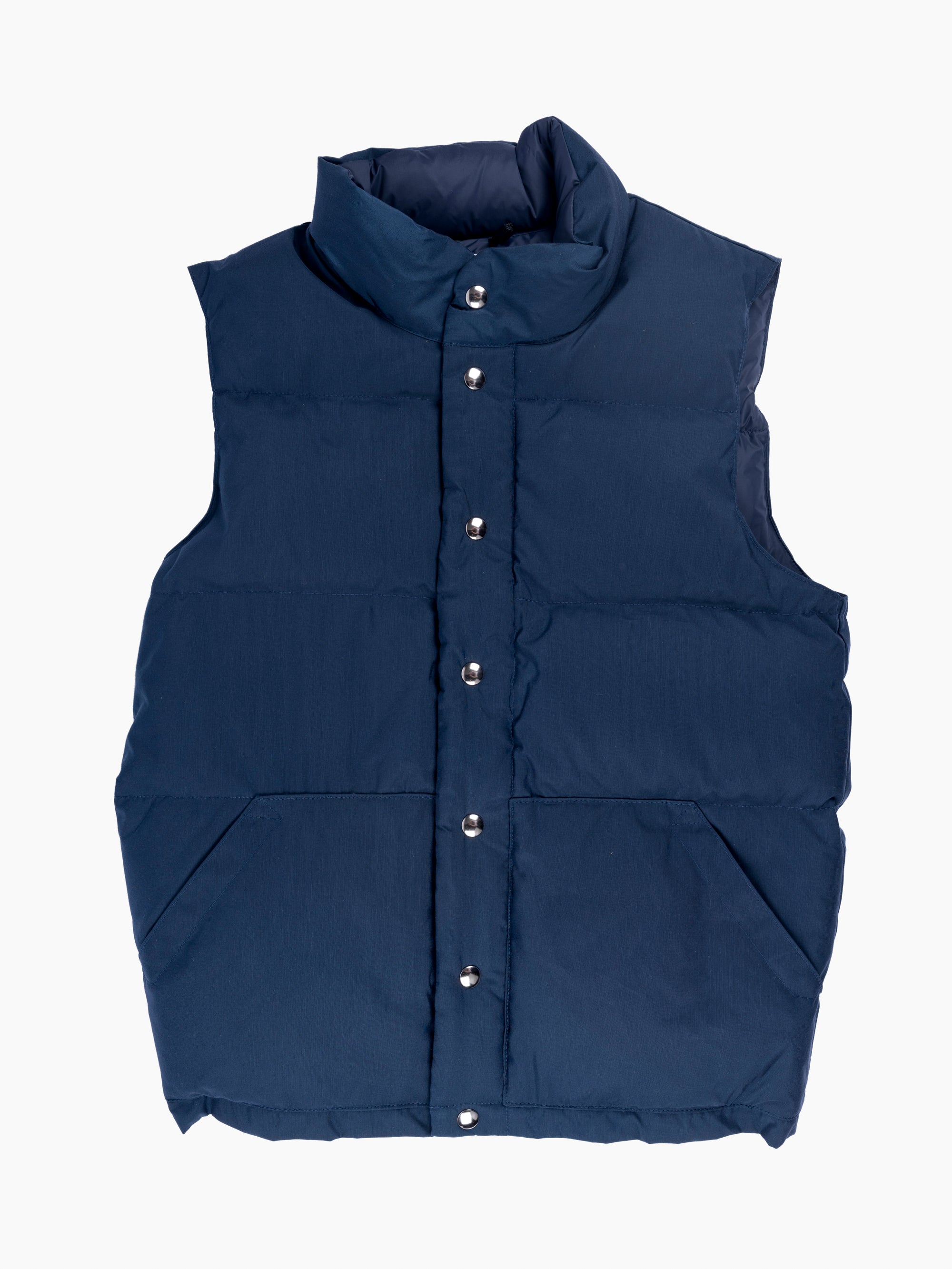 Down Italian Vest | Navy