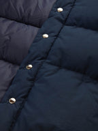 Down Italian Vest | Navy