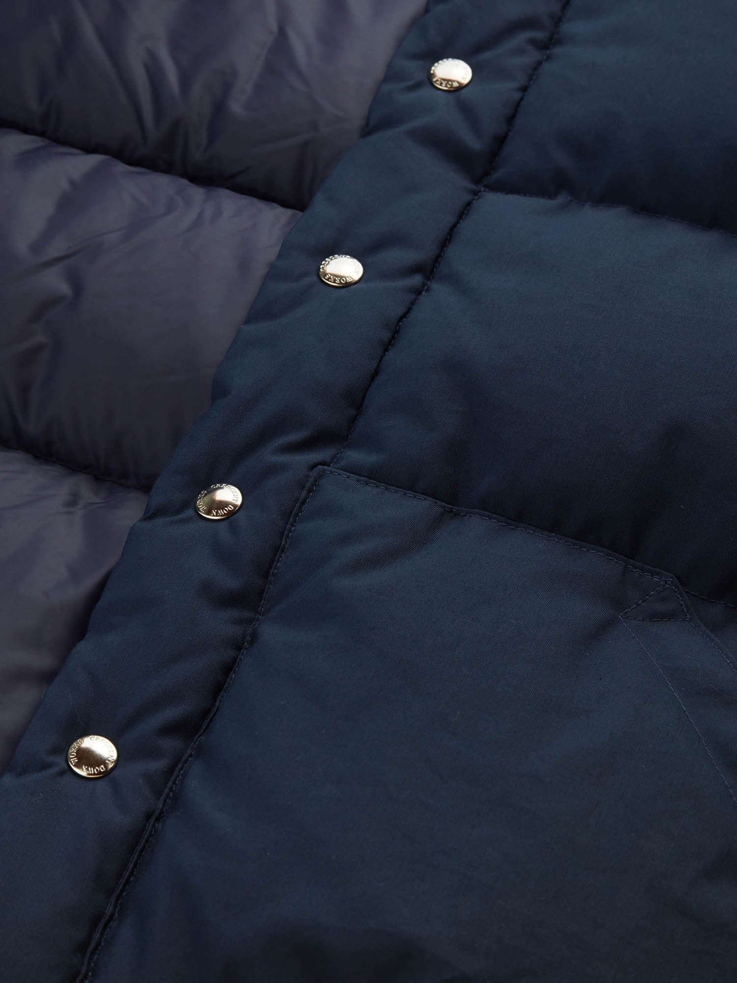 Down Italian Vest | Navy