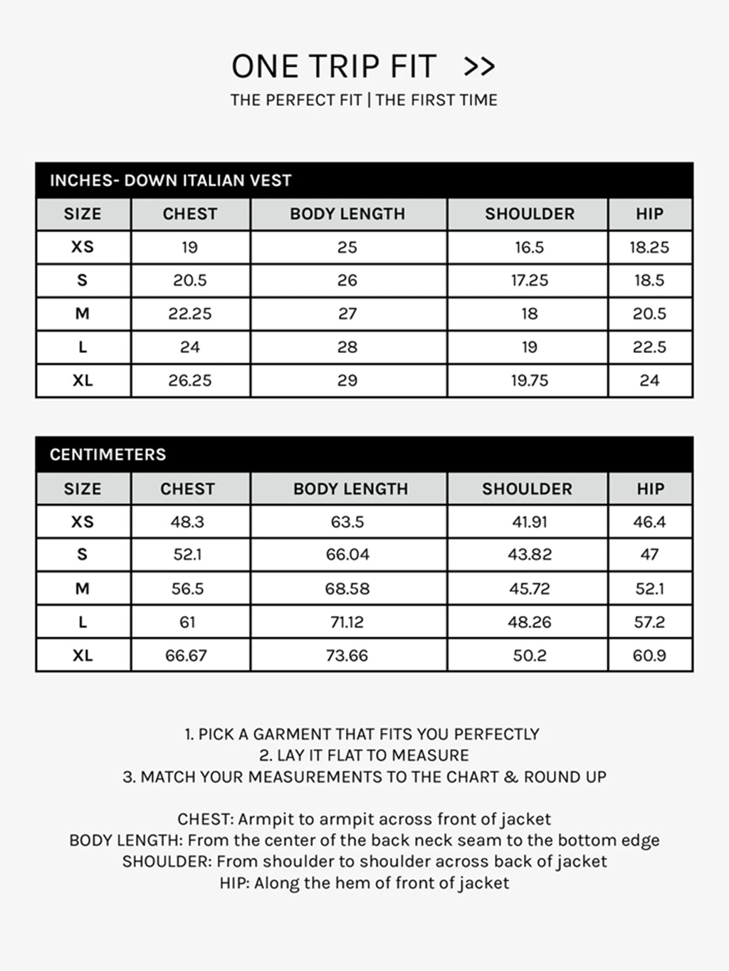 Down Italian Vest | Navy