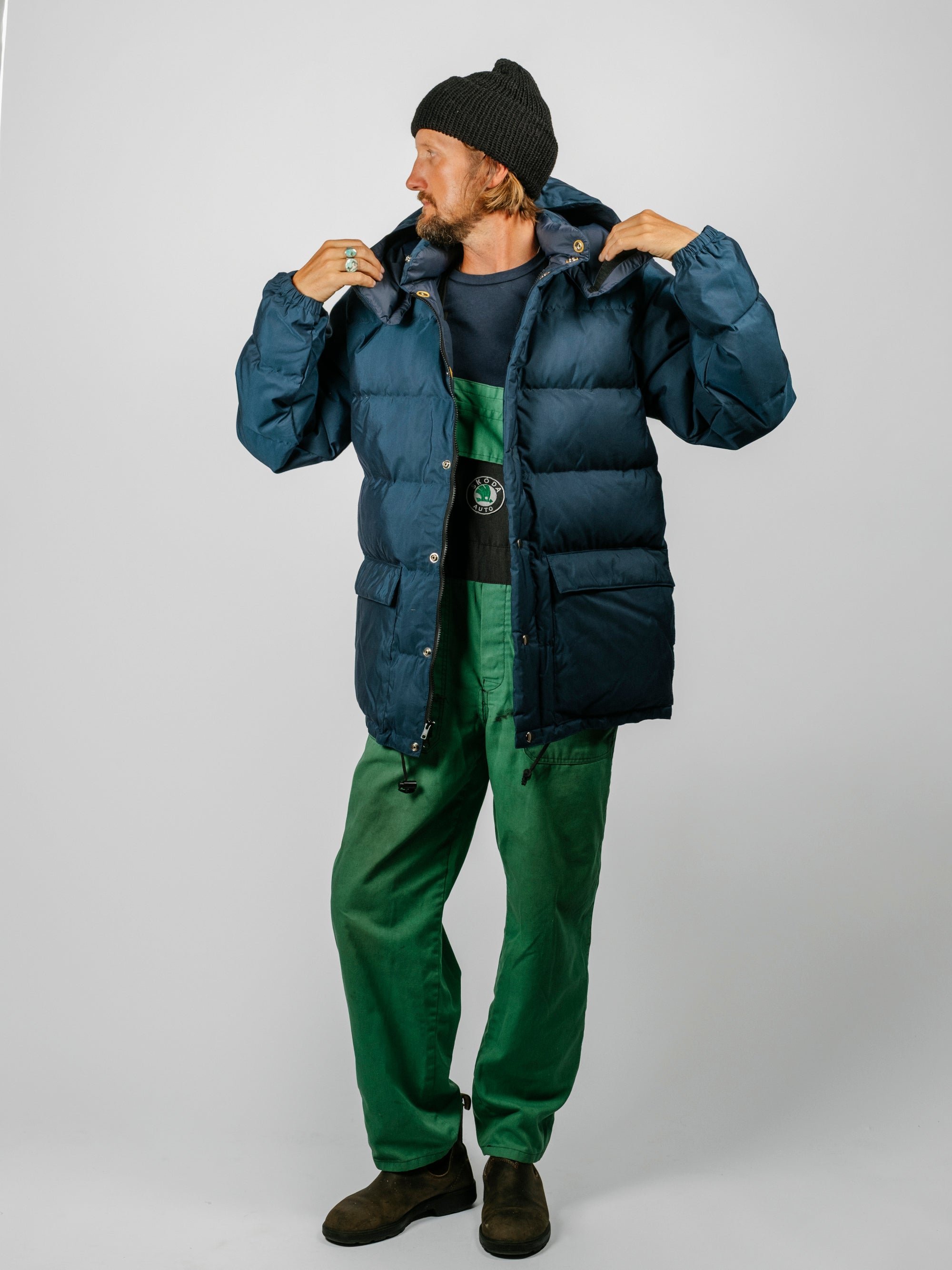 Classico Down Parka | Navy