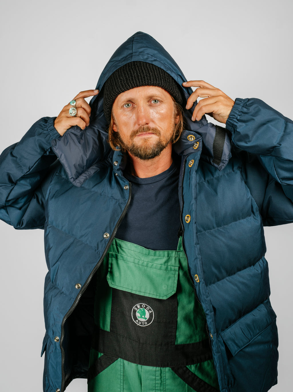 Classico Down Parka | Navy
